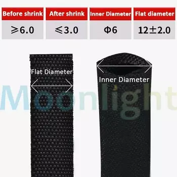 Термоусадочные кабельные муфты из ПЭТ 6/8/10/100 мм