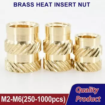 Термовставки EDGAR GARY латунные M2-M6