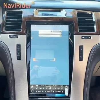 Tesla Android 13 для Cadillac Escalade 2007-2014 автомобильное радио, мультимедийная автомагнитола, навигация GPS IPS сенсорный экран Carplay 13,6 дюйма