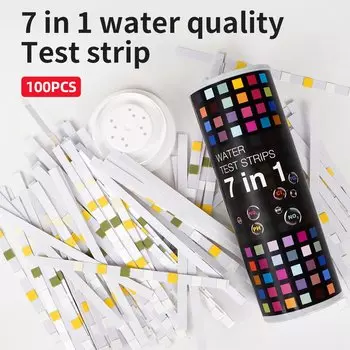 Тест-полоски для воды JUANJUAN 7 в 1, 100 шт