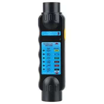 Тестер розеток для прицепа, вилка для фаркопа, диагностические инструменты, 7 контактов, 12 В, буксирный бар для каравана, тестер проводки, аксессуары