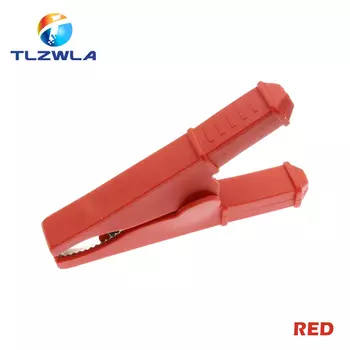 Тестовые зажимы TLZWLA 50A 75 мм красные/черные