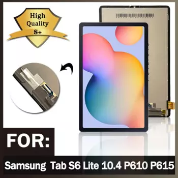 Тестовый ЖК-дисплей для Samsung Tab S6 Lite, 10,4 дюйма, , ЖК-дисплей с сенсорным экраном и дигитайзером