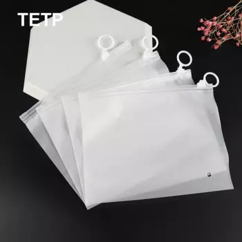 TETP 10 шт. матовые пластиковые сумки на молнии