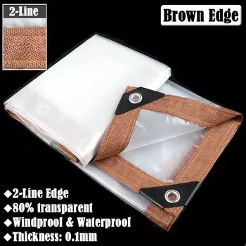 Тewango Прозрачный полиэтиленовый тент 0,1 мм