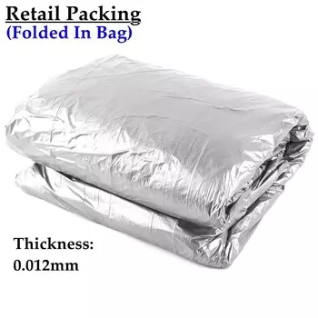 Tewango серебристо-черная мульчирующая пленка для теплиц 50 м