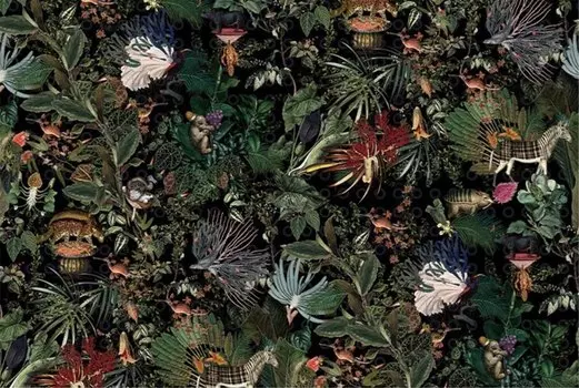 Текстильные обои Beibehang шелковые американские животные