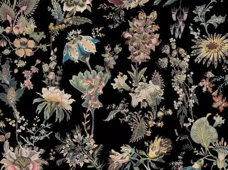 Текстильные обои Beibehang шелковые светлые с розовым цветом