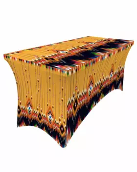 Текстура в стиле ацтексов, искусственная юбка, Свадебный, гостиничный, день рождения, скатерть для стола, Декор