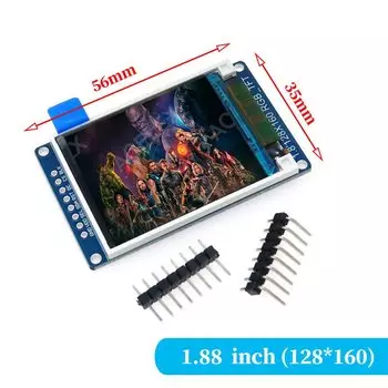 TFT дисплей Stlxy 0.96-1.8 дюйма IPS