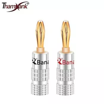 Thamtrank L1001 Банановые разъемы 24K позолоченные