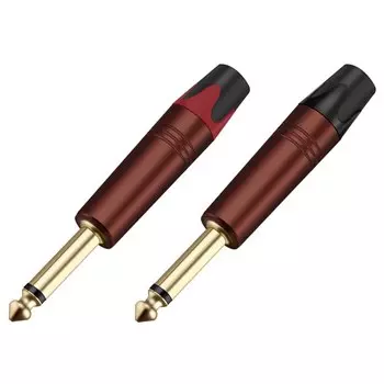 Thamtrank разъемы аудио 6,35 мм 2 шт