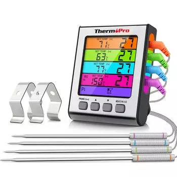 ThermoPro TP17H Термометр для барбекю 4 датчика