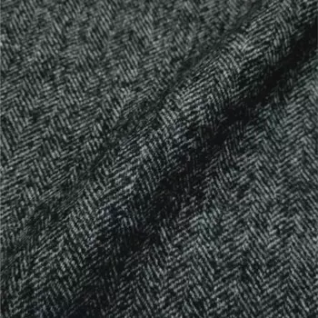 Утолщенная классическая двойная глубокая ткань с узором «елочка», осенне-зимнее пальто, костюм, брюки, плащ