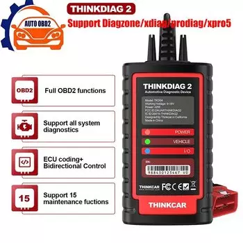 THINKCAR Thinkdiag 2, поддержка Diagzone XDiag Prodiag XPRO5, программное обеспечение, поддержка протокола CAN FD, все системы диагностики PK DBScar 7 VII