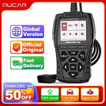 THINKCAR THINKOBD 500 автомобильные диагностические инструменты для авто сканера Obd2 автомобильная версия Obd 2 диагностика пожизненное бесплатное обновление