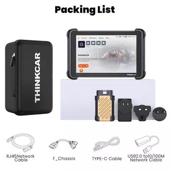 THINKCAR THINKSCAN 689BT OBD2 диагностический инструмент пожизненное бесплатное обновление DOIP CANFD двунаправленное кодирование ЭБУ активный тест 34 сброса автосканер