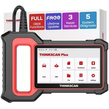 THINKCAR Thinkscan Plus S5 /S4/S6 /S7 OBD2 диагностический инструмент Проверка двигателя ABS SRS TCM Система Диагностика obd 2 Автоматический считыватель кодов Срок службы сканера Бесплатное обновление