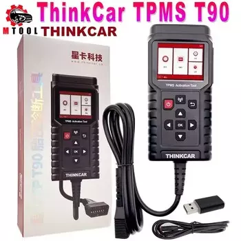 THINKCAR TPMS T90 Programmer S3 2in1 Инструмент для диагностики давления в автомобильных шинах Инструмент для обслуживания датчиков TPMS 315 МГц 433 МГц PK THINKCAR T90 G2