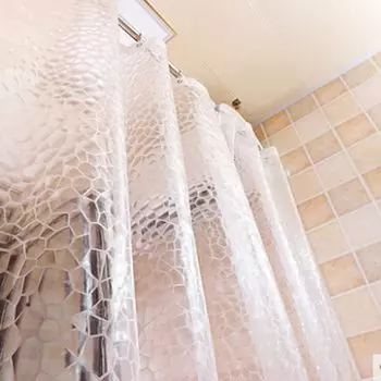 Thousxiu прозрачные занавески для душа PEVA