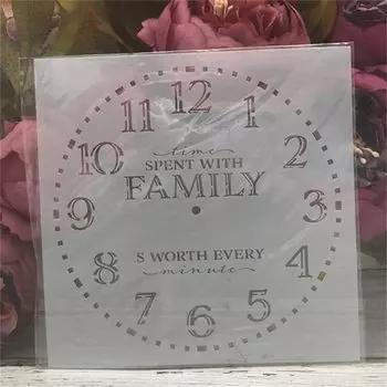 TIAMECH Трафареты для часов пчела 15*15 см