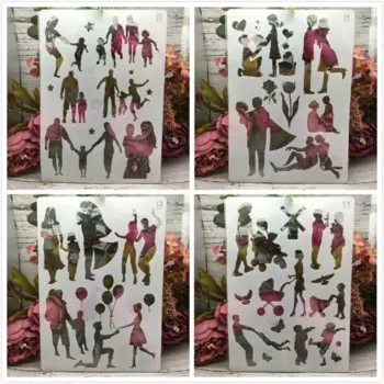 TIAMECH трафареты для рисования 4 шт.