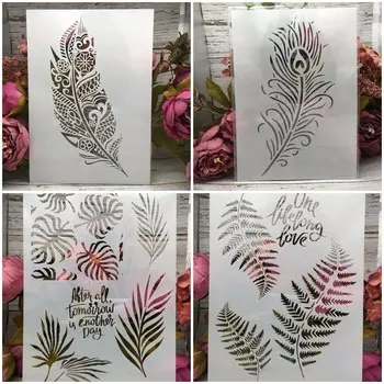 TIAMECH Трафареты для рисования 4 шт.