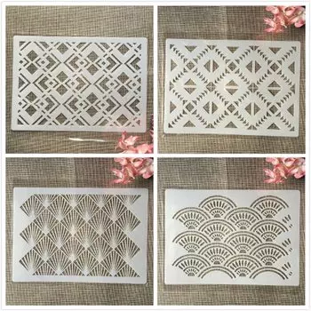 TIAMECH Трафареты для рисования 4 шт.