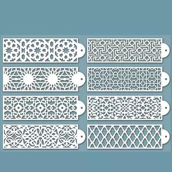 TIAMECH Трафареты для рисования 8 шт.