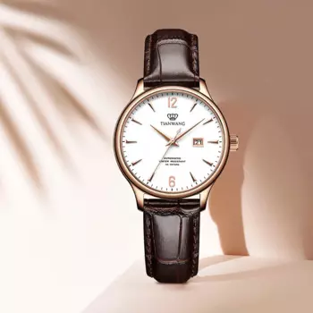TIAN WANG женские часы кожаные автоматические механические женские часы простые водонепроницаемые наручные часы подарки для женщин