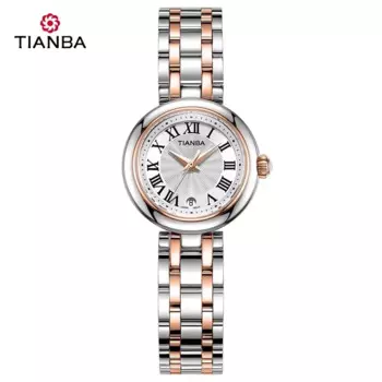 TIANBA часы женские легкие роскошные маленькие циферблаты с календарем простые темпераментные водонепроницаемые кварцевые наручные часы TL3052