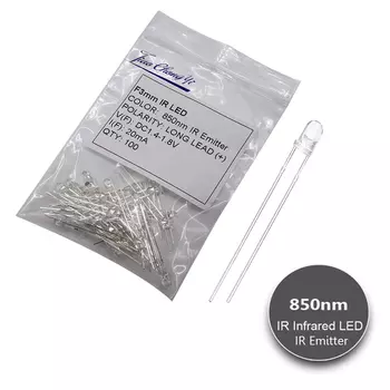 TiaoChongYi F3MM IR LED ИК-светодиод 3мм 850/940нм 2pin