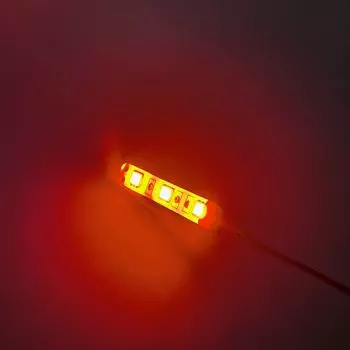 TiaoChongYi водонепроницаемая гибкая светодиодная лента 5050 10см 6LED белая 12В