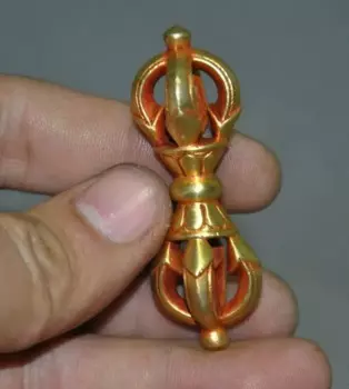 Тибетский буддизм, бронзовый gold Gilt Phurpa Exorcism