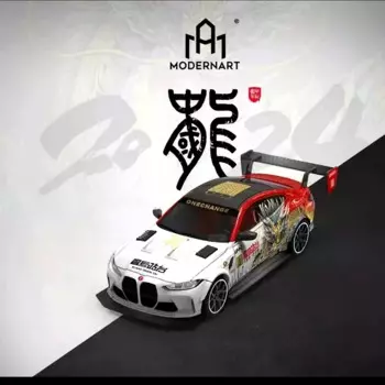 TIME MICRO & MOREART1:64 масштабная модель автомобиля украшение M4 модифицированный китайский дракон гонки 2024 выставка ограниченный выпуск новый в наличии