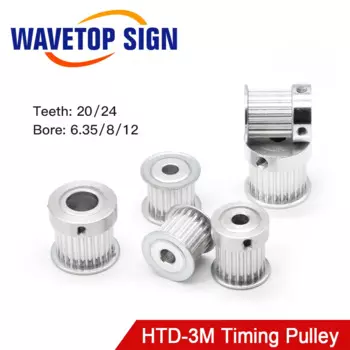 Синхронный зубчатый шкив HTD-3M wavetopsign 20/24 зуба