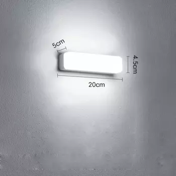 TIMULT Светодиодный настенный светильник белый