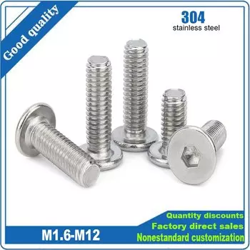 TINGGOO Нержавеющие болты М1.6-М12