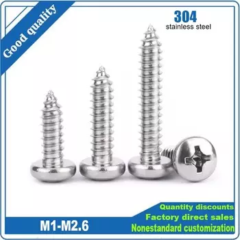 TINGGOO Саморезы по дереву из нержавеющей стали 50 шт.