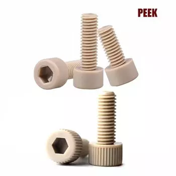 TINGGOO высокопрочные термостойкие шестигранные болты PEEK DIN912 1/2/4 шт.