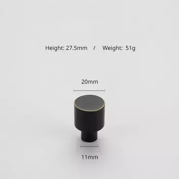 TINYHOB Черные латунные ручки T-образные