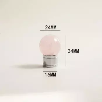 TINYHOB Розовые латунные хрустальные ручки для мебели