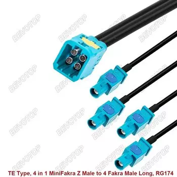 Кабель MiniFakra BEVOTOP RG174 50 Ом