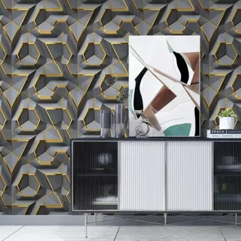 Тисненые трехмерные геометрические обои в стиле Ins, самоклеящиеся простые обои, самоклеящиеся Стикеры на стену, красивые