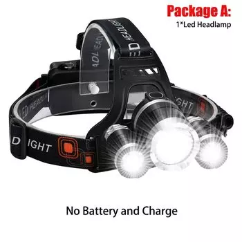 TITANFIRE Перезаряжаемый налобный фонарь 4 режима