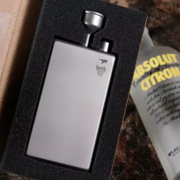 Титановая фляжка KEITH 120 мл