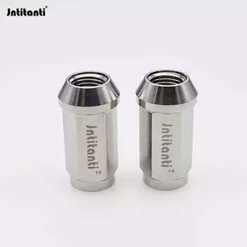 Титановая колесная гайка Jntitanti Gr5 M12/M14x1,25/1,5x45 мм, 1 шт. и 20 шт.