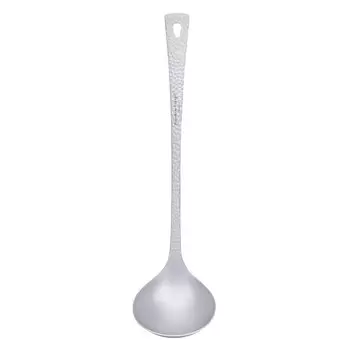Титановая Ложка Boundless Voyage, Прочный Половник Для Супа С Длинной Ручкой Для Приготовления Соуса, Сервировочная Посуда, 1...