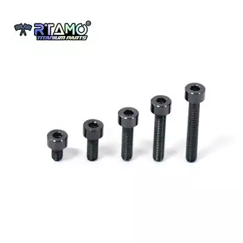 Титановые болты Gr5 M6x10-65 6 цветов