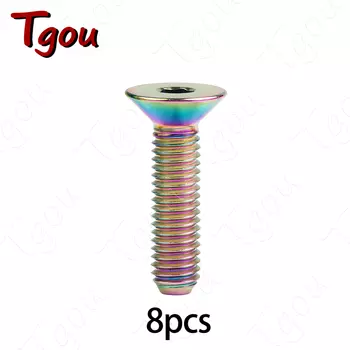 Титановые болты Tgou M5x10/12/15/20/25/30/35 мм, 8 шт.
